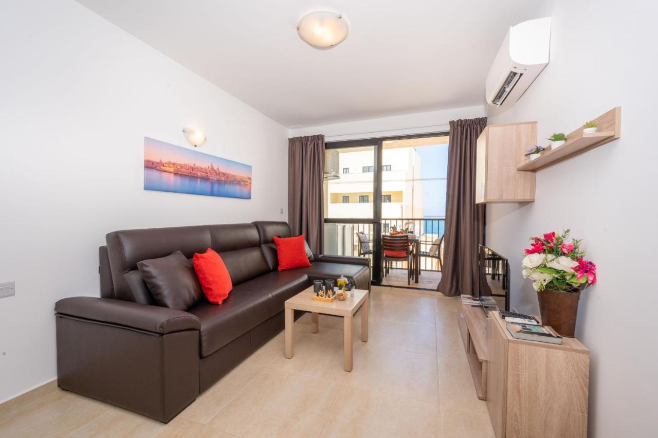 Sea Bliss With Terrace Just Off Seafront In - By Getawaysmalta *